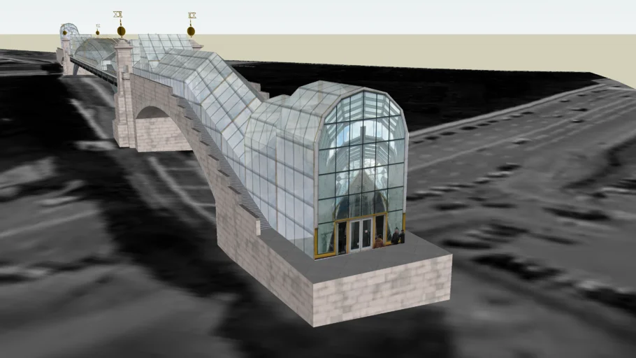 Bogdan Khmelnitsky (Kievsky) Pedestrian Bridge (2001)