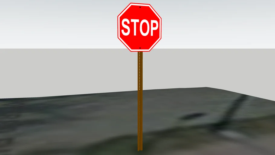 Stop Sign | 3D Warehouse