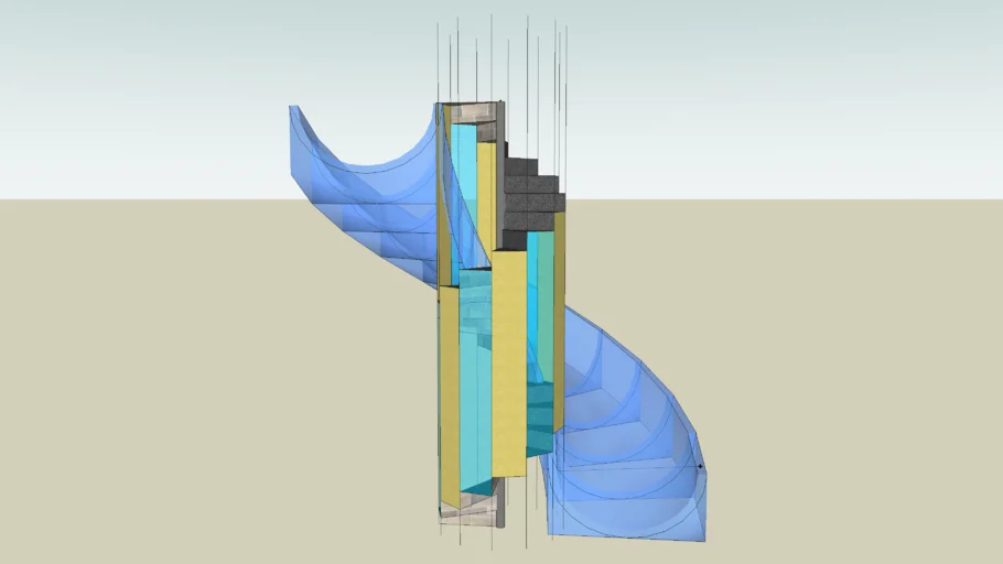 Spiral Stair Slide