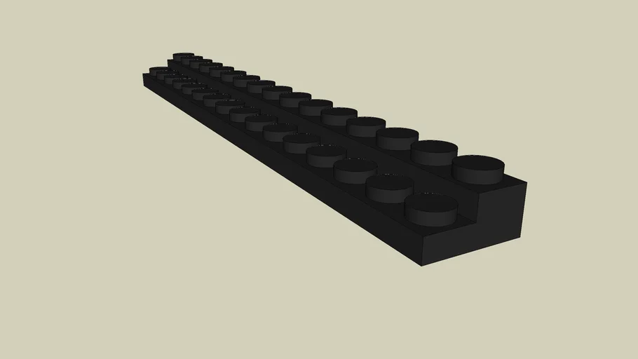 L-shaped block w/ 32 studs