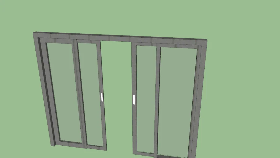 sliding door sliding full glass 