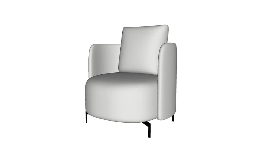 Poltrona Grey (giratória)