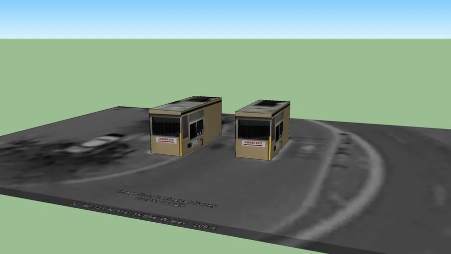 Parking Attendent Booth