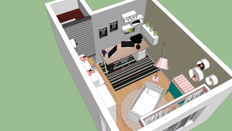 Home Office/ Quarto bebê