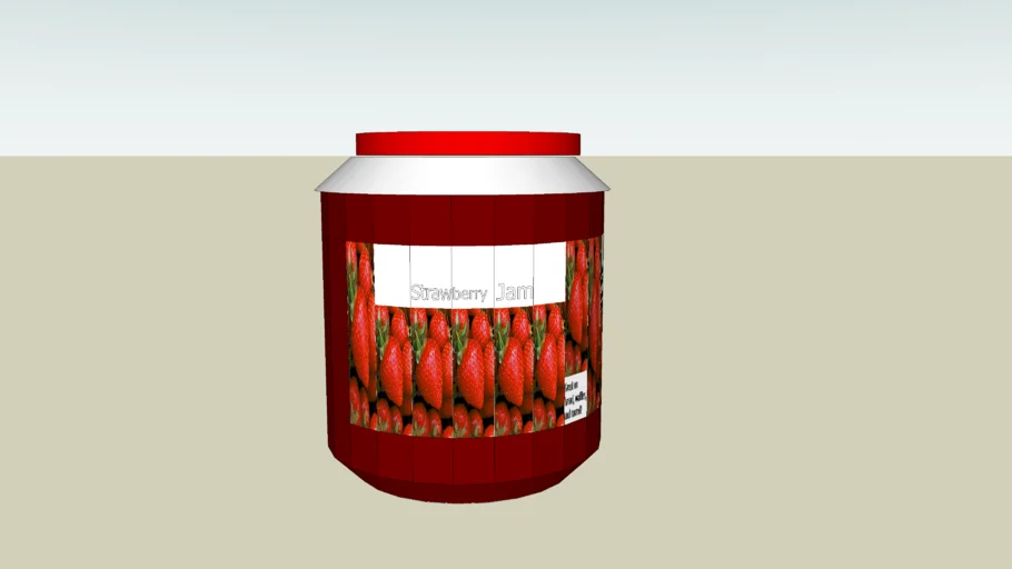 Strawberry Jam Jar