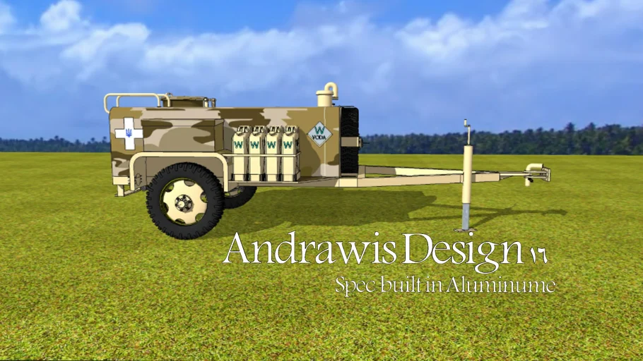 Military spec water tank carrier