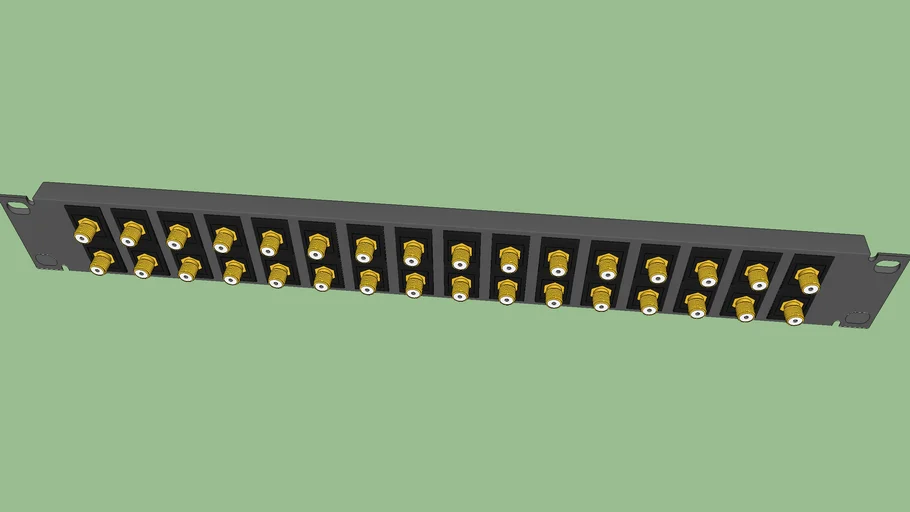 Coaxial Patch Panel | 3D Warehouse