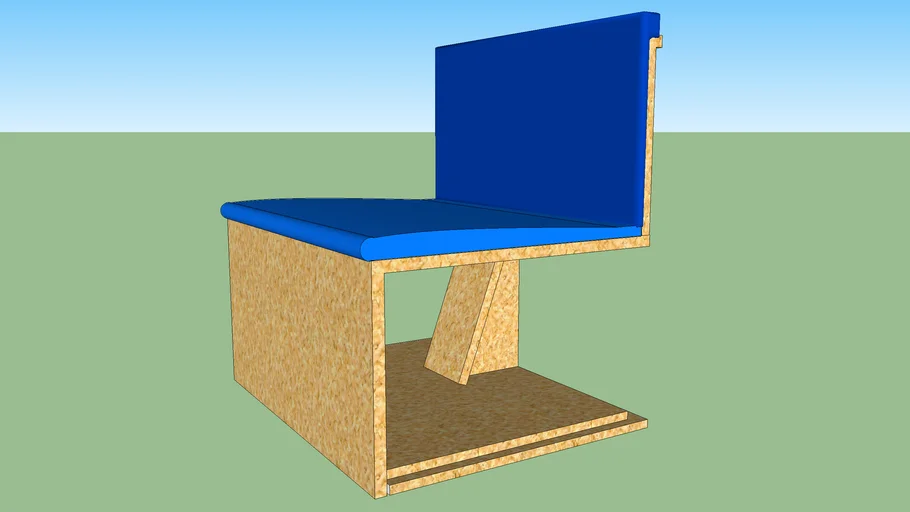 Rudolph Schindler Chair (Unit Furniture) 1934