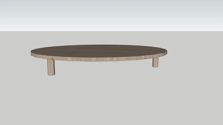 NICKEY KEHOE ROUND COFFEE TABLE
