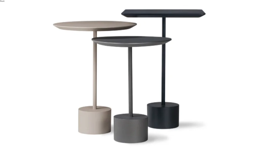 Mesa Lateral Pruma - Steel