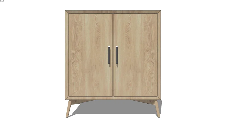West Elm Mid-Century Bar Cabinet