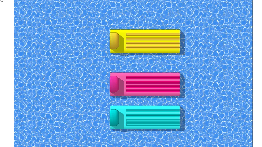 Raft, Inflatable Pool Raft, Pool Toys, 3 Colors