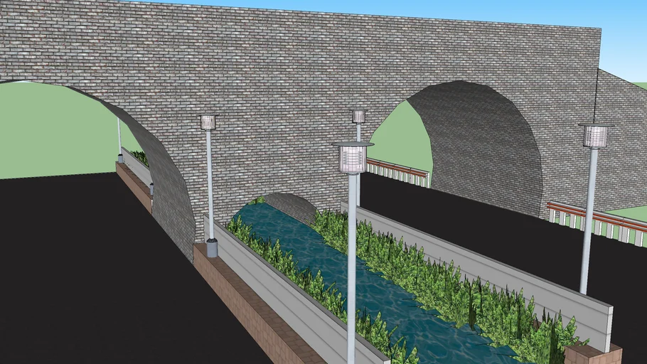 Big Road with a Small River - Bridge