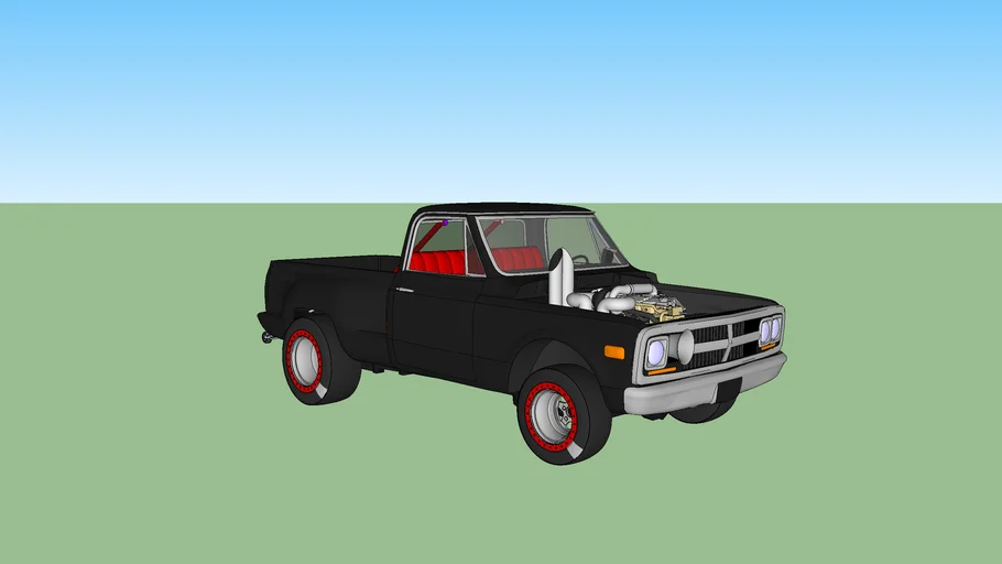 1970 gmc cummins drag truck!