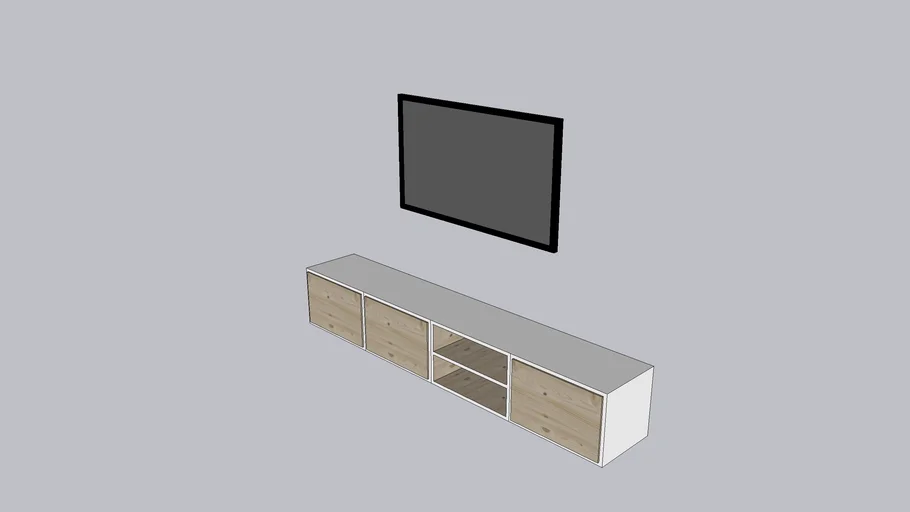Low Poly TV Set