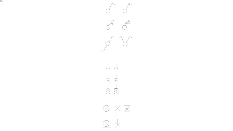 ZWIAO21 Symbolen elektra