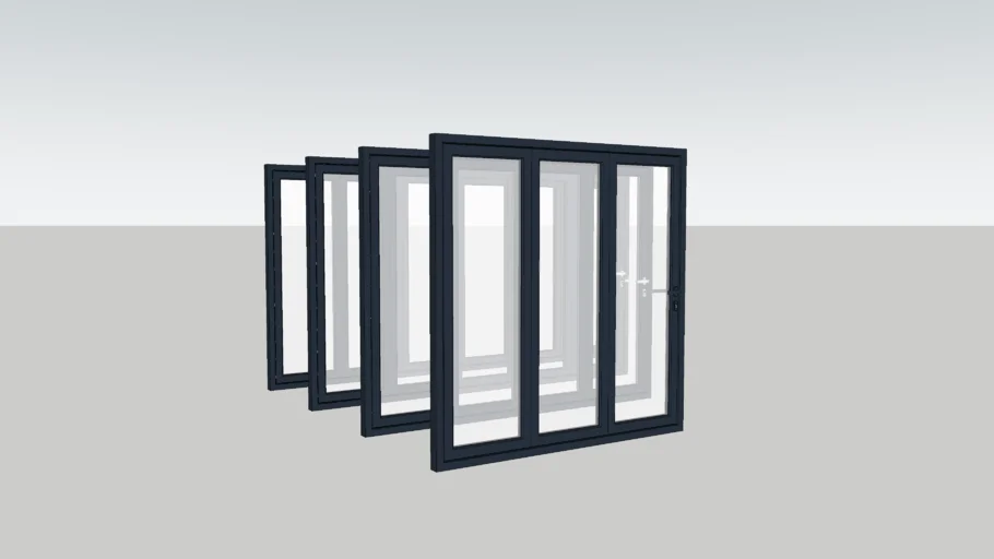 Origin Bi-Fold Doors 2090 x 2090 - 2090 x 4058