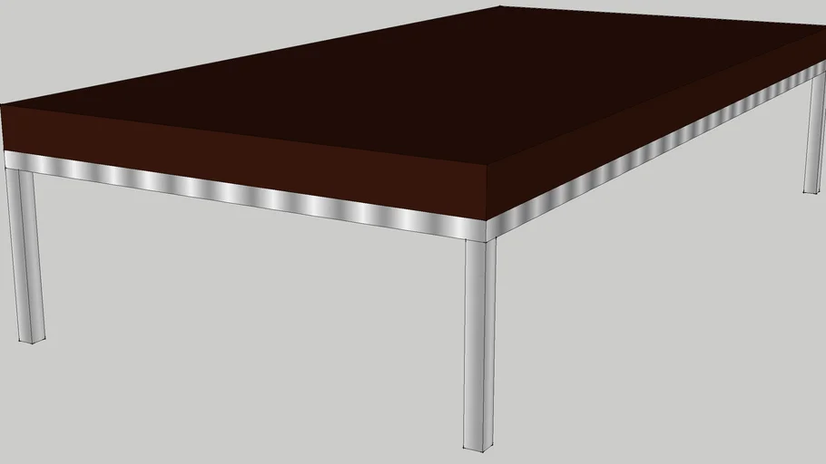 IKEA KLUBBO Coffee table 118x59 brown