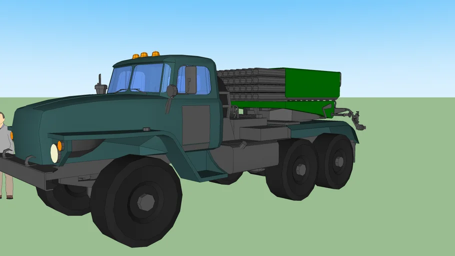 BM-21 GRAD Multiple Rocket Launcher