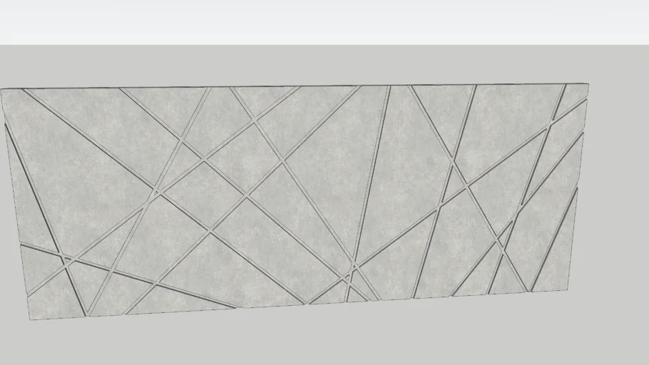 Stripped Concrete Wall