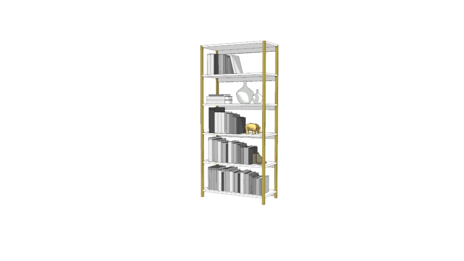 West Elm Zane Wide Book Shelf