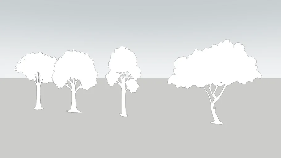 Trees Vector | 3D Warehouse