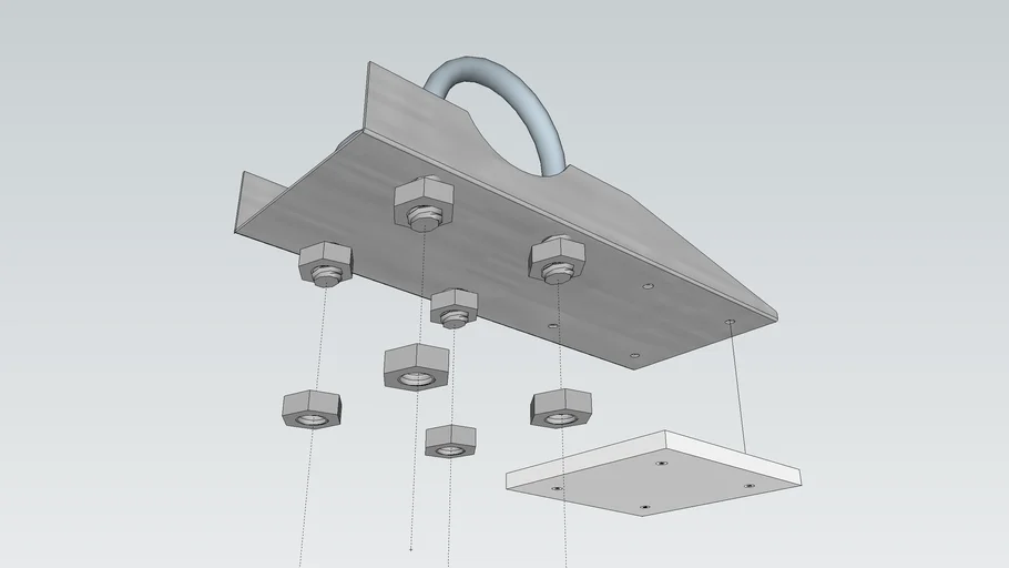 Bracket 35 for VHF Antenna SAN-150 SAMYUNG