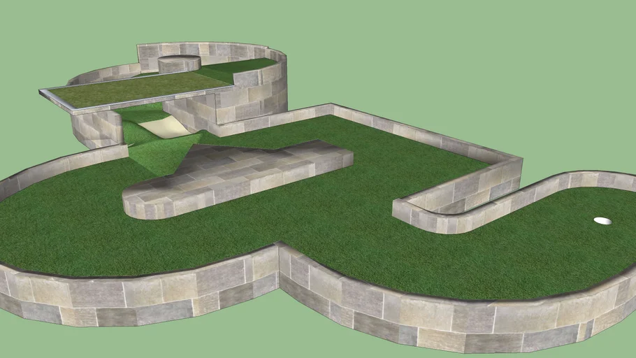 a minigolf course | 3D Warehouse