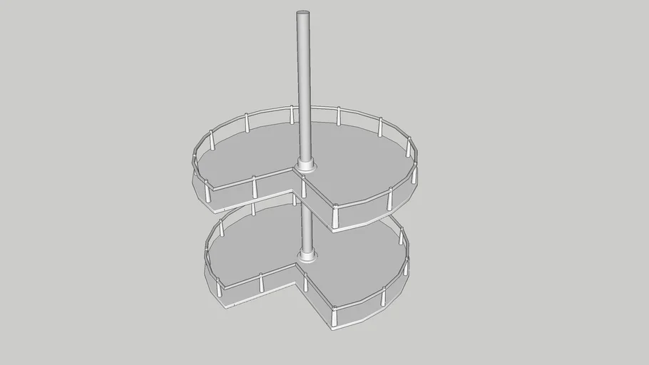 Utrusta IKEA 80 cm Rak putar