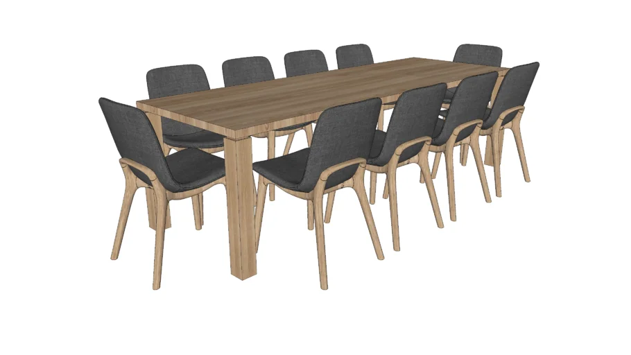 10 Seater Dining Table