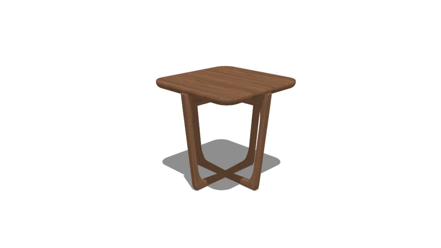 Mesa Lateral Frame quadrada 500x500x500 - Ye Design