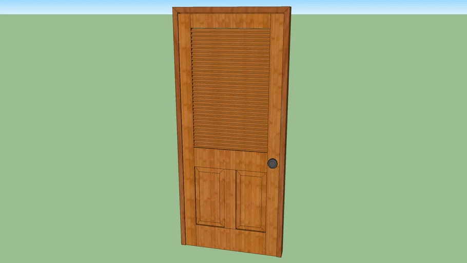 Toilet Wooden Door