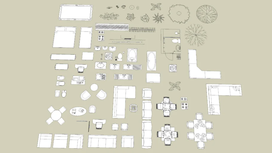 2D Furniture