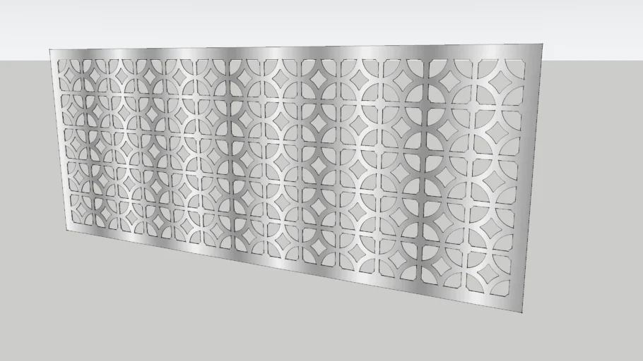 Perforated Stainless Steel Panel