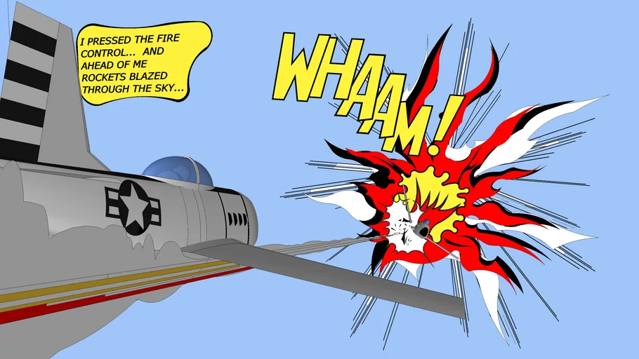Roy Lichtenstein Whaam! Pop Art 1963