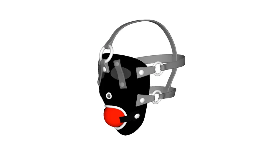 BDSM HOOD GAG