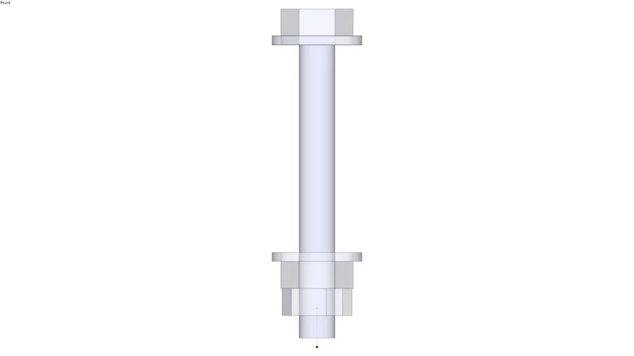 tornillo con tuerca y contratuerca