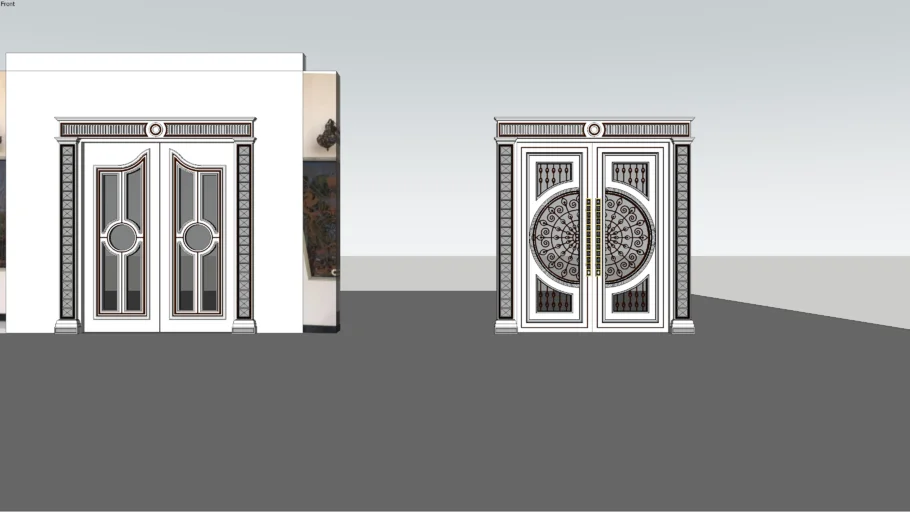 khmer classic door