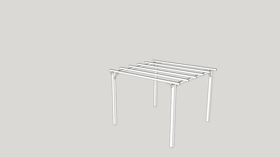 2.7m x 2.7m Pergola