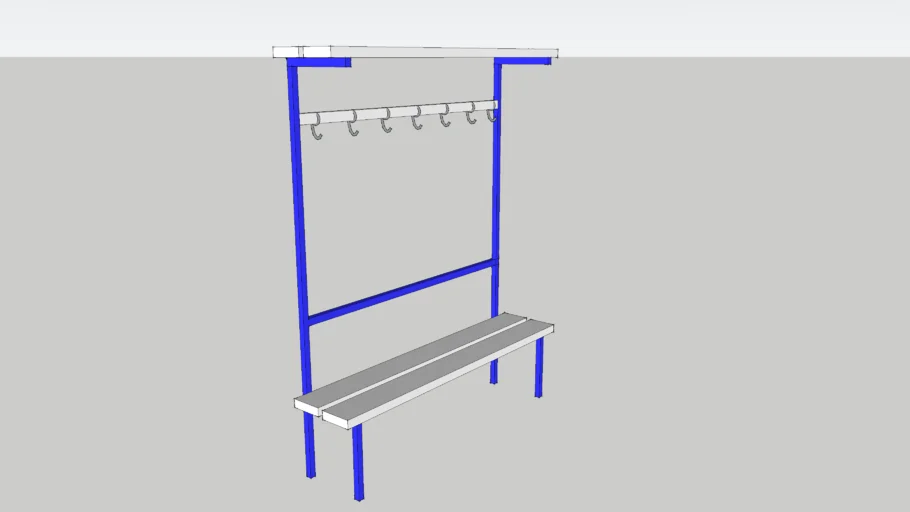Banc penderie [Vestiaires]