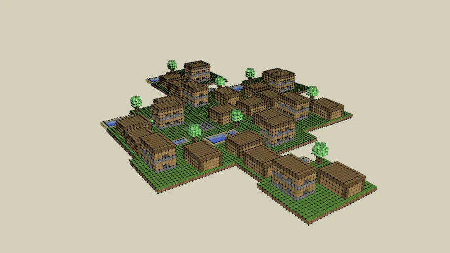 Minecraft city