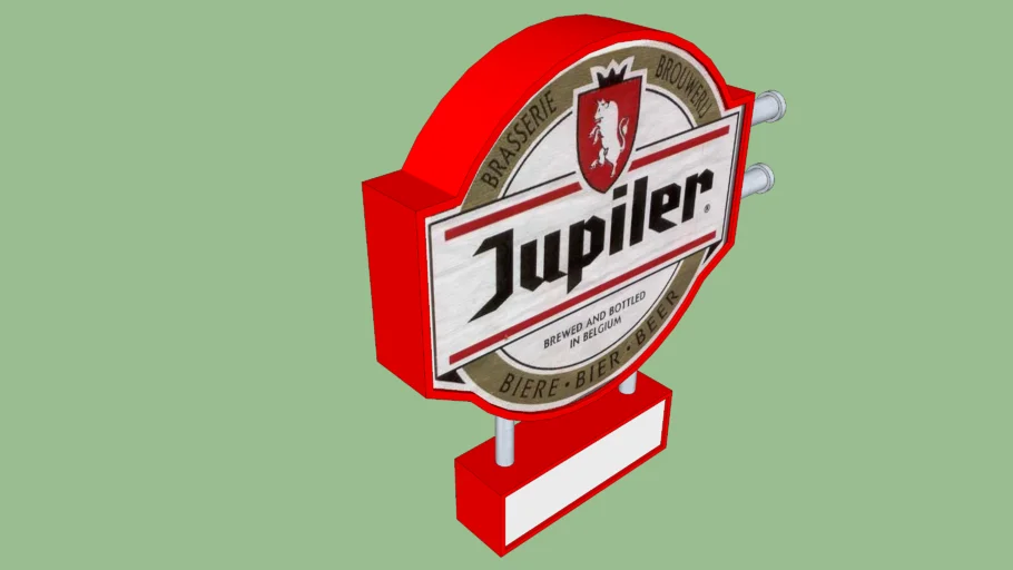 lichtbak Jupiler bier ][ Wallsign Jupiler Beer