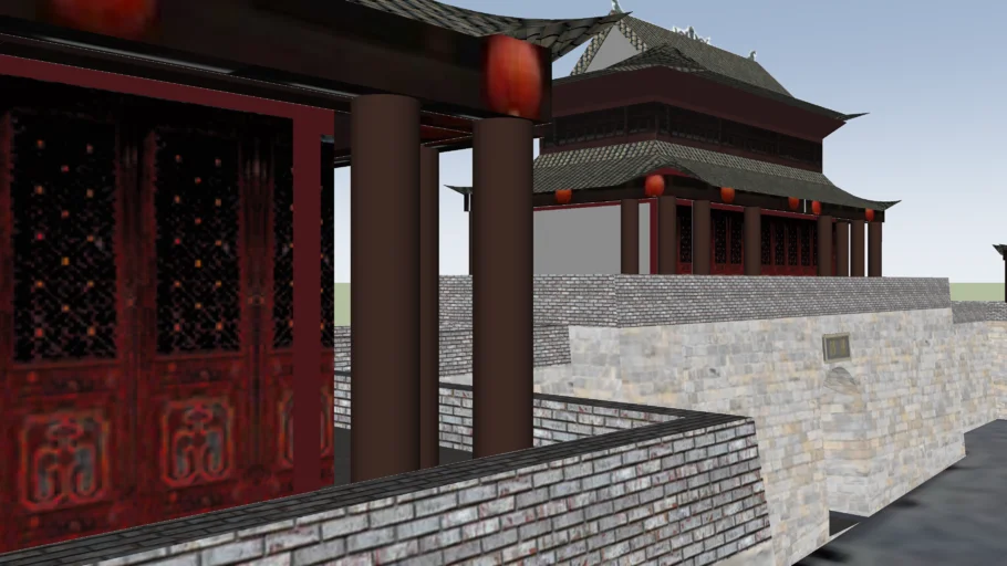浮梁古城墙Ancient city wall，Fuliang，China