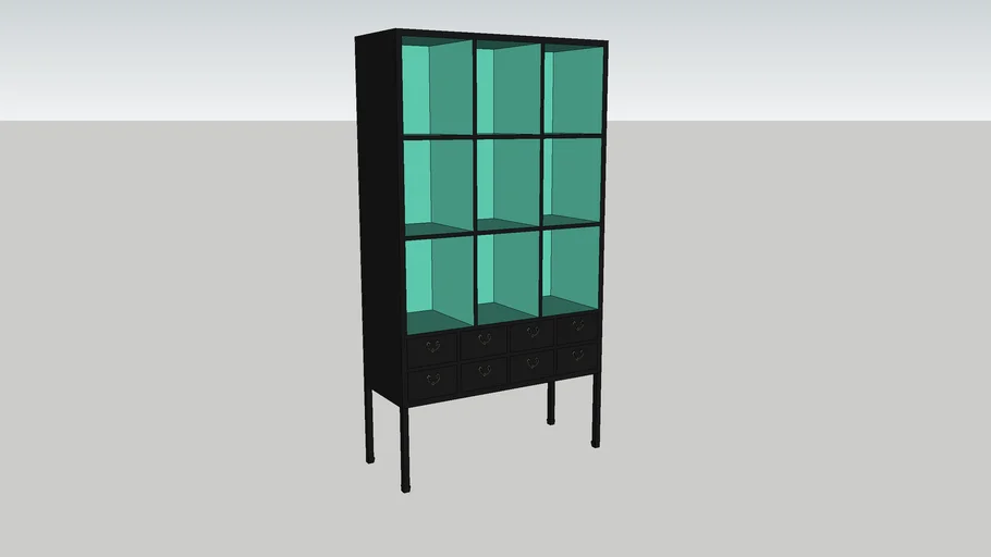 chinese timber cabinet