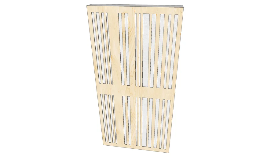GIK Acoustics 4A Alpha Panel 600 x 1200mm | 3D Warehouse