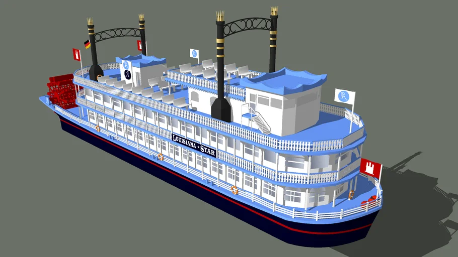 Paddle Steamer Louisiana Star, Hamburg
