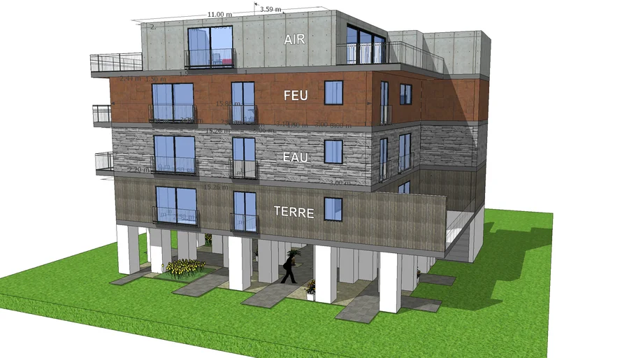 Building : The 4 elements