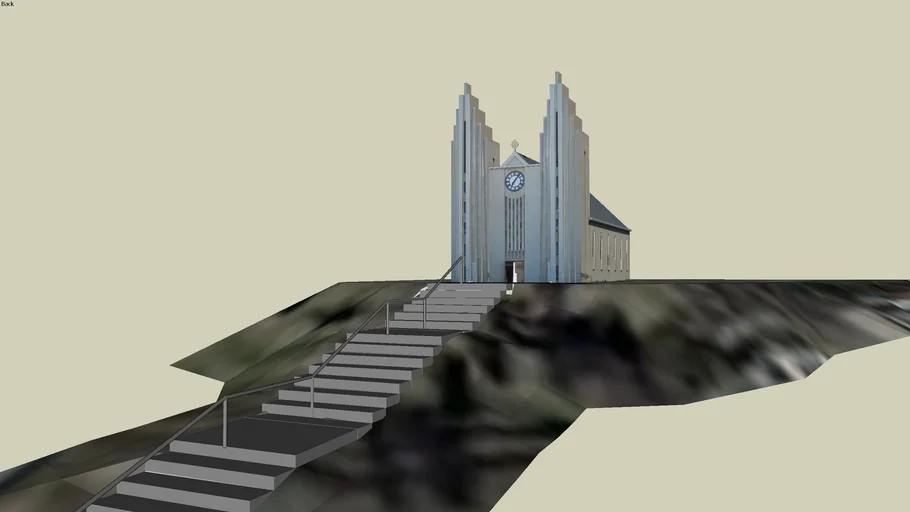 Akureyrarkirkja or The Church of Akureyri