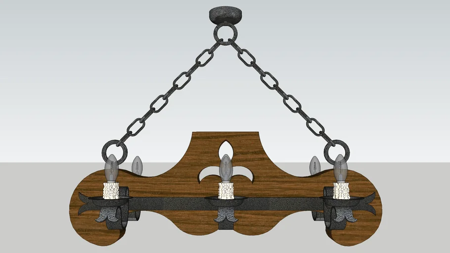 Lustre rustique