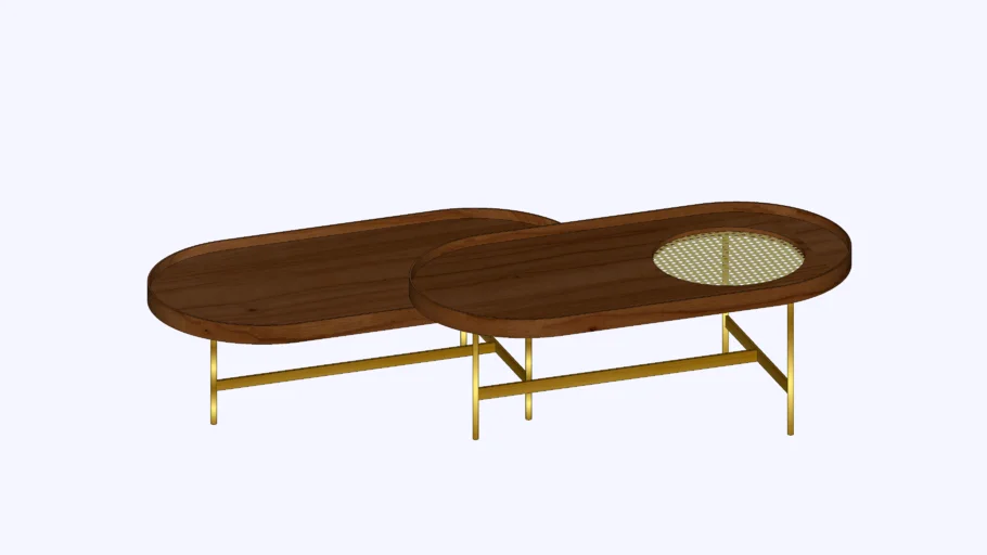 Mesa de Centro Oval